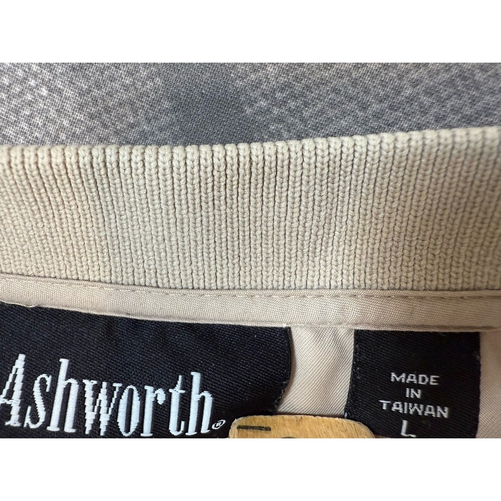 Ashworth Mens Pullover Golf Shirt Weather System Size L Rain Shirt Jacket - Picture 6 of 6